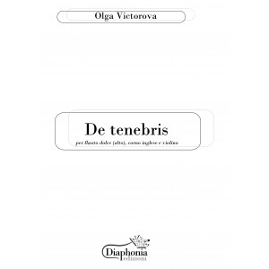 DE TENEBRIS for recorder, english horn and violin [Digitale]